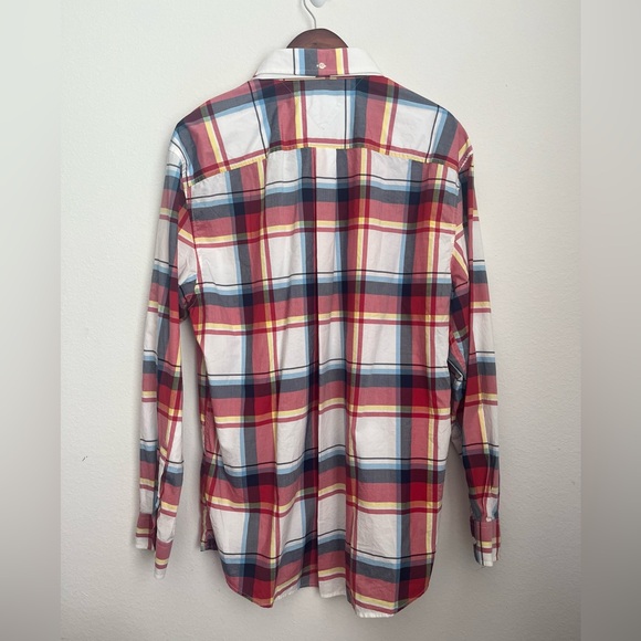 Tommy Hilfiger Men Plaid Long Sleeve Shirt XL NWT - Picture 3 of 7